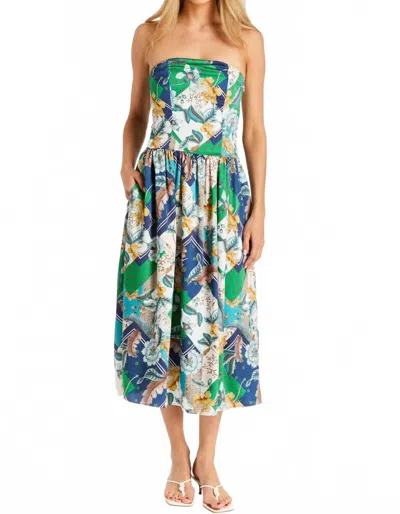 Drew Women's Strapless Dress In Kelly