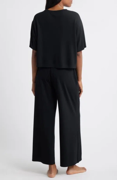 Open Edit Comfy Jersey Pajamas In Black