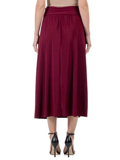 24seven Comfort Apparel Women's Foldover With Pockets Maxi Skirt