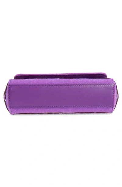 Dolce & Gabbana Small Sicily Leather Handbag In Purple