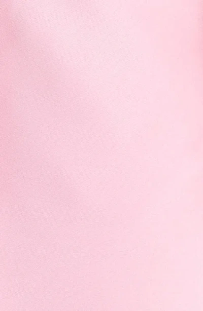 Alexander Mcqueen Mcqueen Double Silk Satin Evening Gown In Pink