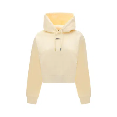 Jacquemus Women Logoed Hoodie In Neutral