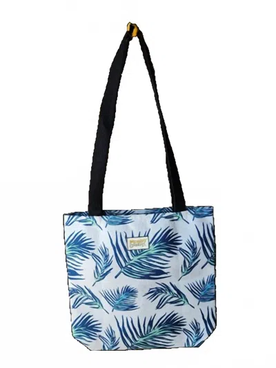 Muddy Carrots Women's Garden Tote Bag In Palm Leaf