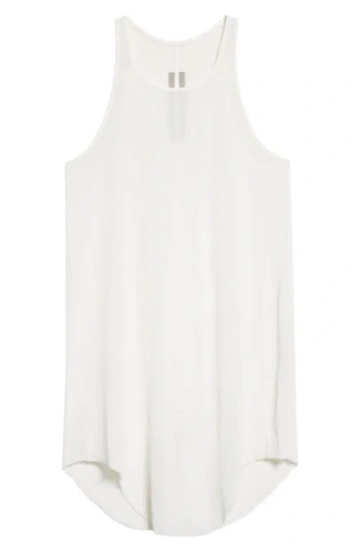 Rick Owens Basic Rib Tank In White