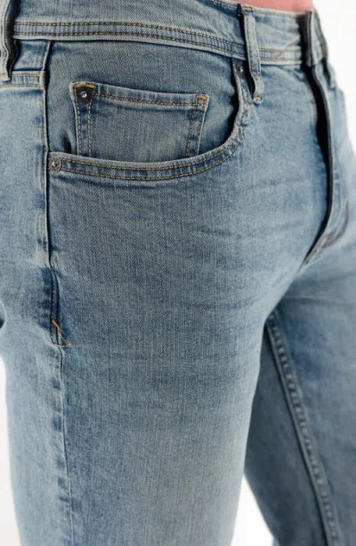 Devil-dog Dungarees Boocut Jeans In Blue