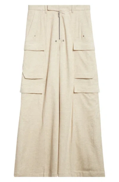Rick Owens Men's Cargobelas Dinge Trousers In Neutral