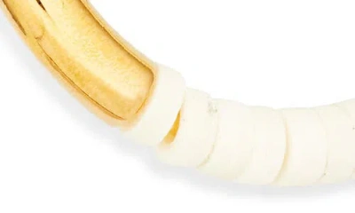 Soko Karamu Mixed Media Hoop Earrings In Gold