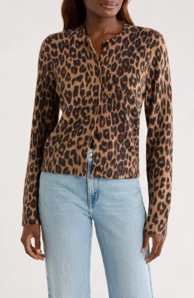Rails Millie Leopard Print Cardigan In Animal Print