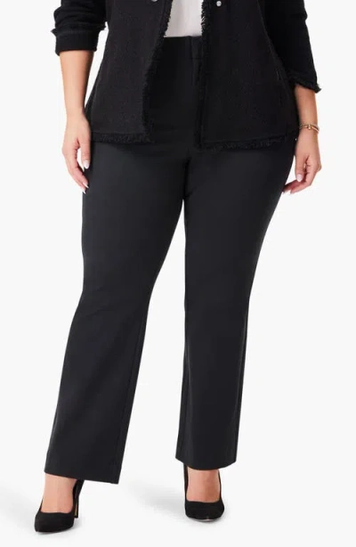 Nic + Zoe Nic+zoe Plaza Demi Stretch Bootcut Pants In Black