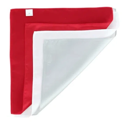 Trafalgar The Gatsby 12 Inch Solid Silk Pocket Square Trio