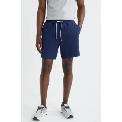 Johnnie-o Jumpin Rib Lounge Shorts In Blue