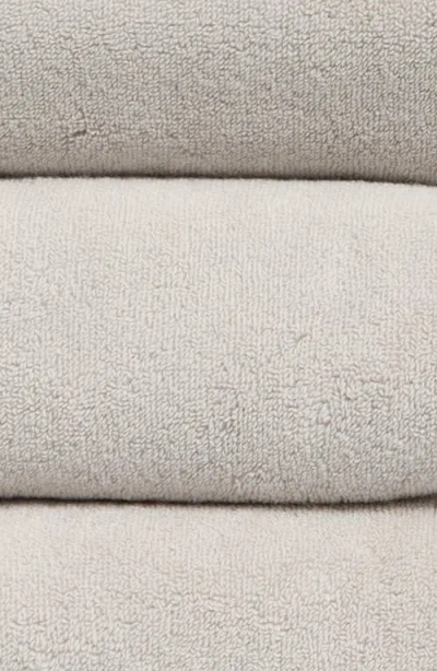 Nordstrom Organic Hydrocotton Set Of 4 Bath Towels $140 Value In Gray