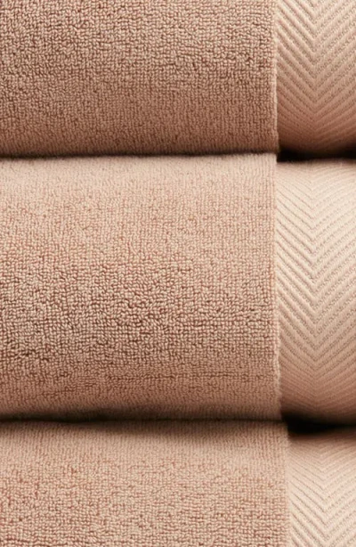 Nordstrom Organic Hydrocotton Set Of 4 Bath Towels $140 Value In Brown