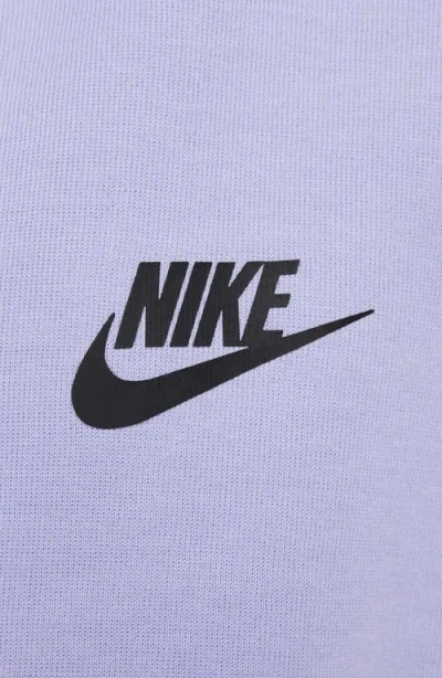 Nike Women's  Sportswear Tech Fleece Girls' Oversized Hoodie In Purple