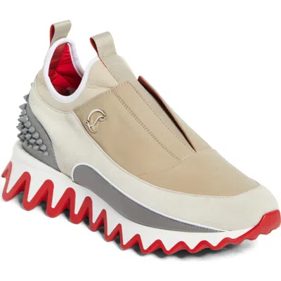 Christian Louboutin Sharkyloub Spikes Slip-on Sneaker