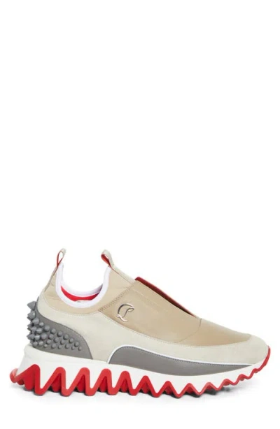 Christian Louboutin Sharkyloub Spikes Slip-on Sneaker