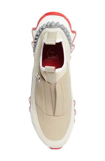 Christian Louboutin Sharkyloub Spikes Slip-on Sneaker