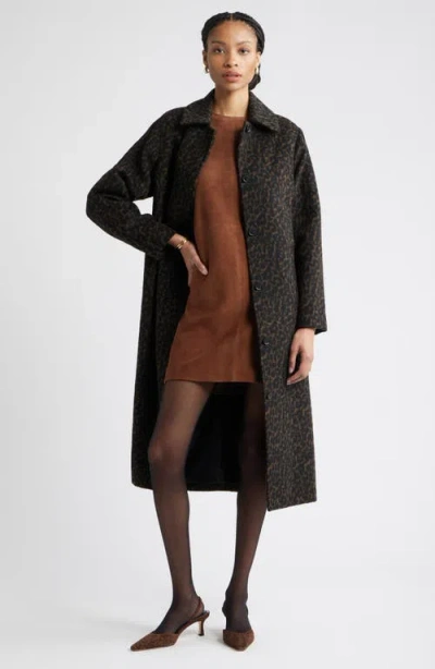 Nordstrom Belted Animal Print Jacket In Animal Print