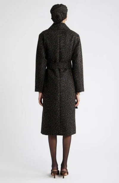 Nordstrom Belted Animal Print Jacket In Animal Print