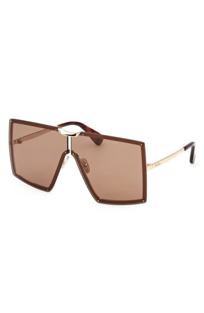 Max Mara 69mm Shield Sunglasses