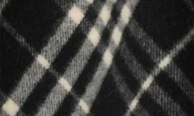 Burberry Women Black Check Wool And Cashmere Cape