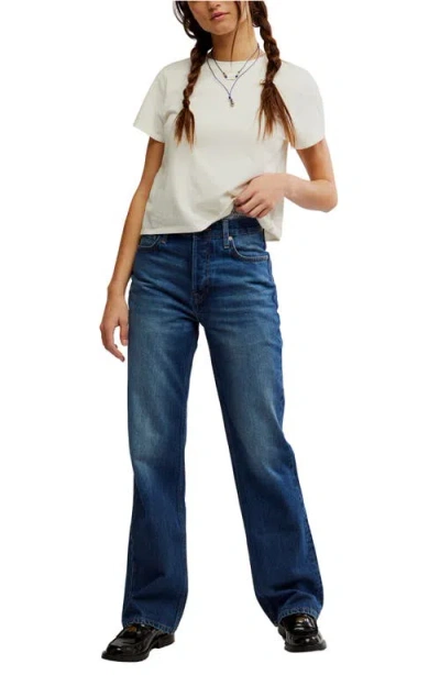 Free People Holly Ripped Cut Bootcut Jeans