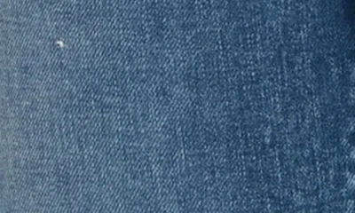 Nydj Marilyn Embellished Frayed High Waist Ankle Straight Leg Jeans In Blue