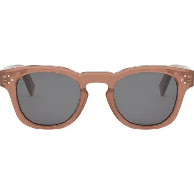 Celine Bold 3 Dots 49mm Square Sunglasses
