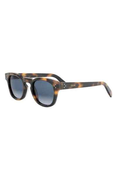 Celine Bold 3 Dots 49mm Square Sunglasses