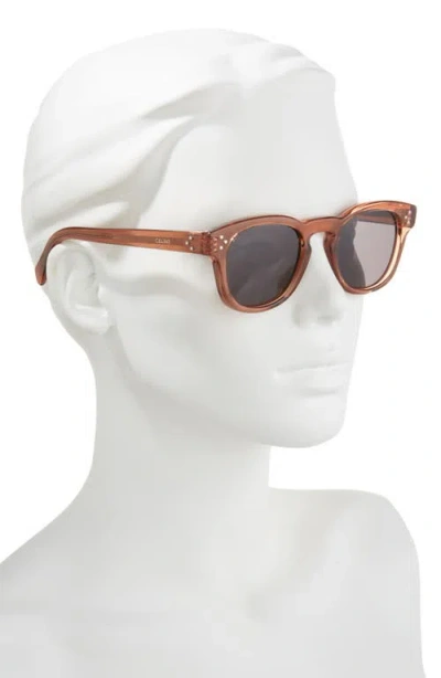 Celine Bold 3 Dots 49mm Square Sunglasses