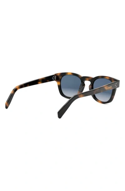 Celine Bold 3 Dots 49mm Square Sunglasses