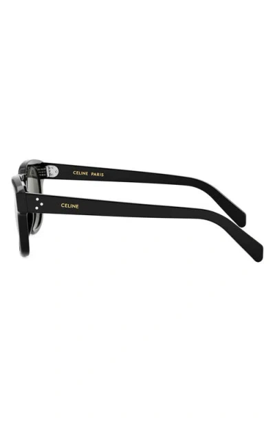 Celine Bold 3 Dots 49mm Square Sunglasses