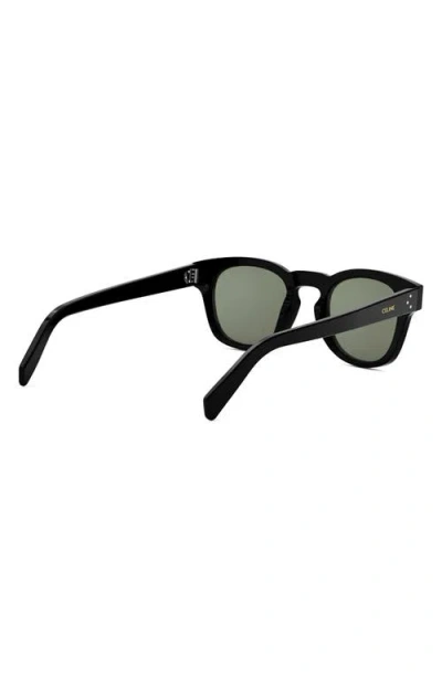 Celine Bold 3 Dots 49mm Square Sunglasses