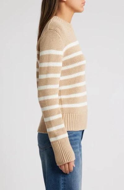 Rails Alise Stripe Cotton Crewneck Sweater