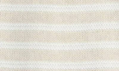 Nordstrom Stripe Sweater Romper In Brown