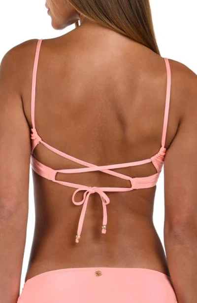 Sunshine 79 Gypset Lace-up Bralette Bikini Top