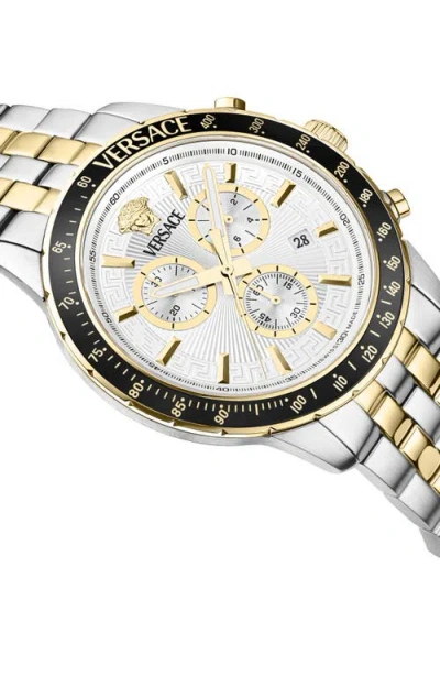 Versace Sport Chronograph Bracelet Watch, 44mm
