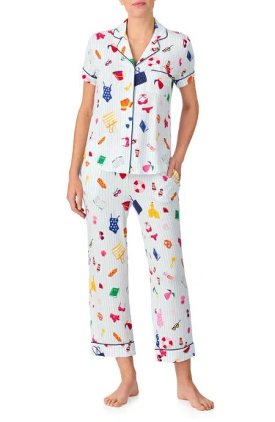 Kate Spade New York Short Sleeve Crop Pajamas