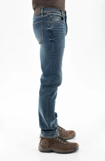 Devil-dog Dungarees Slim Straight Leg Jeans In Blue