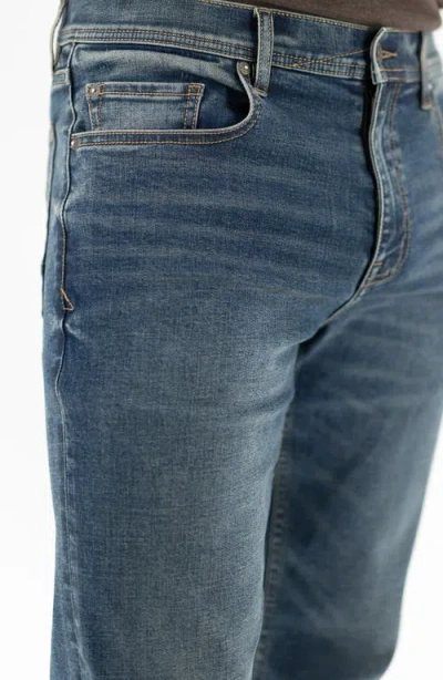 Devil-dog Dungarees Slim Straight Leg Jeans In Blue