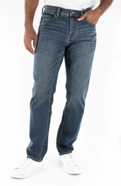 Devil-dog Dungarees Slim Straight Leg Jeans In Blue