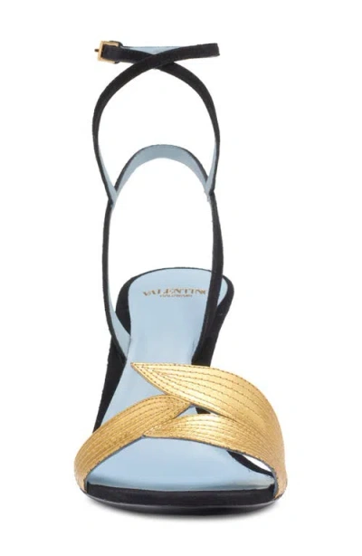 Valentino Garavani Foliage Ankle Strap Sandal