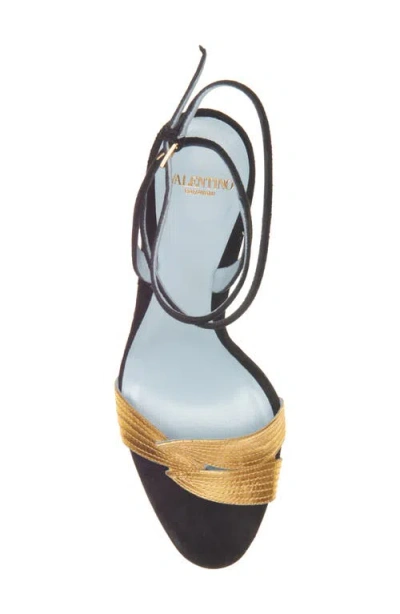 Valentino Garavani Foliage Ankle Strap Sandal