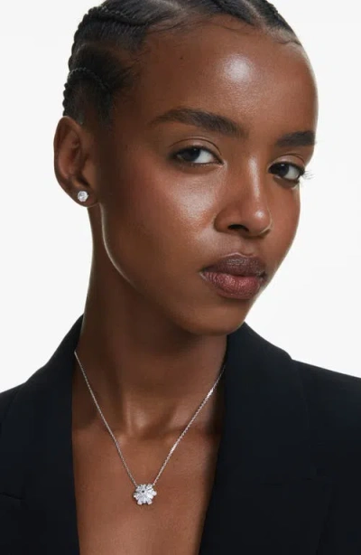 Swarovski Idyllia Crystal Pendant Necklace & Stud Earrings Set