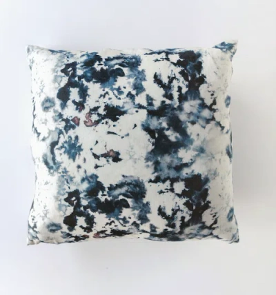 Goldie Home Grey Marble Pillow