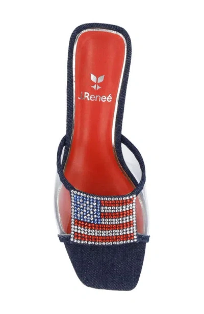 J. Reneé Spangle Block Heel Sandal