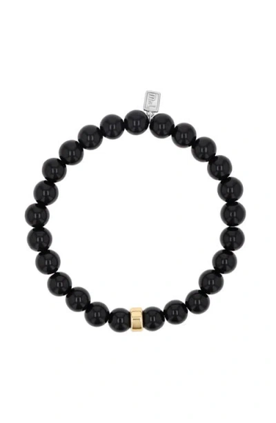 Mr Lowe By Sheryl Lowe Mr Lowe Bead Bracelet With Plain Rondelle