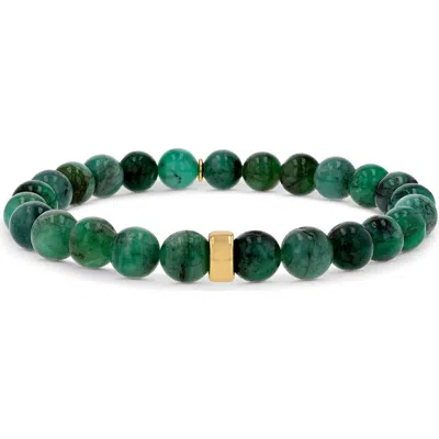Mr Lowe By Sheryl Lowe Mr Lowe Bead Bracelet With Plain Rondelle
