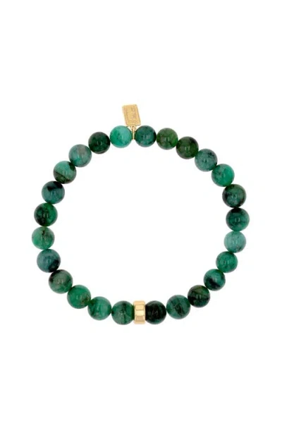 Mr Lowe By Sheryl Lowe Mr Lowe Bead Bracelet With Plain Rondelle