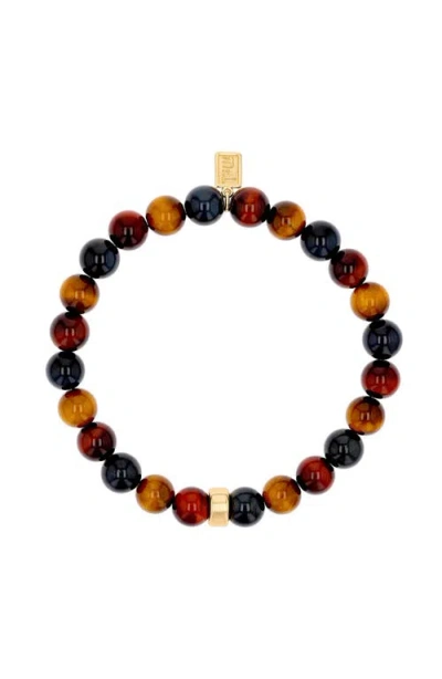 Mr Lowe By Sheryl Lowe Mr Lowe Bead Bracelet With Plain Rondelle